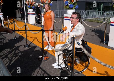 Niederlande, Den Haag am 07/09/2021. Das Ministerium für Gesundheit, Wohlfahrt und Sport organisiert eine Hommage an die niederländischen Medaillengewinnerinnen der 202 Stockfoto