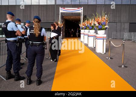 Niederlande, Den Haag am 07/09/2021. Das Ministerium für Gesundheit, Wohlfahrt und Sport organisiert eine Hommage an die niederländischen Medaillengewinnerinnen der 202 Stockfoto