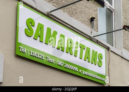 Samariter unterzeichnen ihr Büro in Tralee, Co. Kerry, Irland. Stockfoto