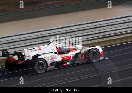 LE MANS 24:2021 Uhr - Toyota Racing Team - Toyota GR010 HYBRID Stockfoto