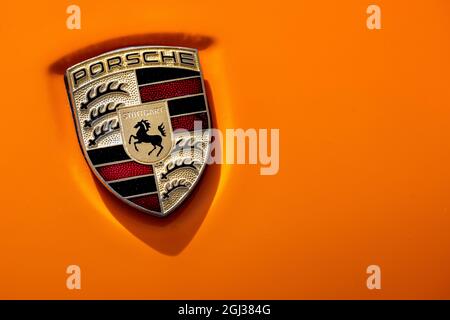 Everrati Electric Porsche 911 Coupe Stockfoto