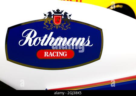 Der #17 Rothmans Porsche 962C LH (Chassis #006) wurde am 5. September 2021 beim Concours d'Elegance im Blenheim Palace gezeigt Stockfoto