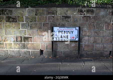 Penny Land in Liverpool am 8. September 2021. Stockfoto