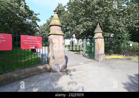 Stanley Park in Liverpool Stockfoto