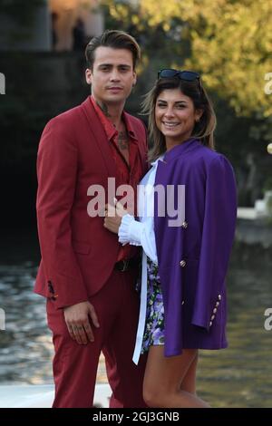 Venezia, . September 2021. 78th Venice Film Festival 2021, arrivi in darsenaBildaufnahme: Quelle: Independent Photo Agency/Alamy Live News Stockfoto