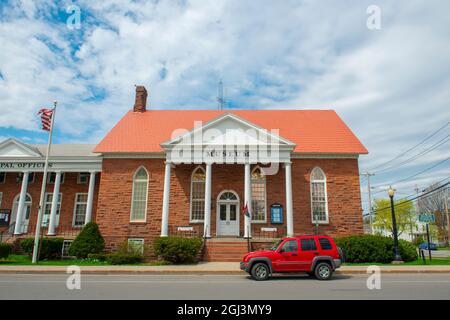 Potsdam Town Public Museum in der 2 Park Street im historischen Zentrum von Potsdam, Upstate New York NY, USA. Stockfoto