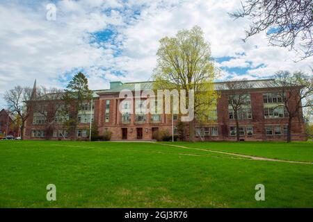 Old Snell Hall der Clarkson University in der 41 Elm Street in der historischen Innenstadt von Potsdam, Upstate New York NY, USA. Stockfoto