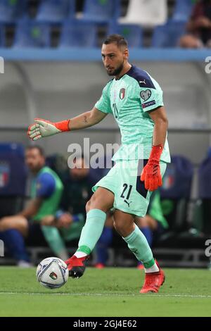 Reggio Emilia, Italien, 8. September 2021. Während des FIFA WM-Qualifikationsspiel im Mapei Stadium, Reggio Emilia. Bildnachweis sollte lauten: Jonathan Moscrop / Sportimage Stockfoto