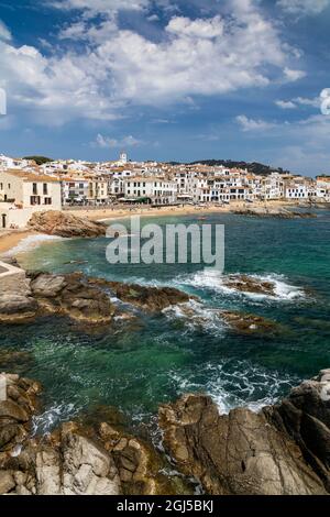 Calella de Palafrugell, Costa Brava, Katalonien, Spanien Stockfoto