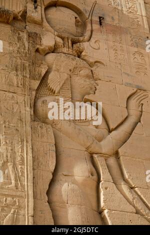 Tempel der Isis. Insel Philae, Ägypten. Stockfoto