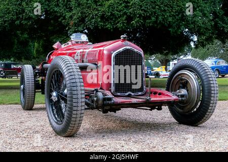 1932 Alfa Romeo P3 Tipo B2021 Hampton Court Palace Concours London Großbritannien Stockfoto