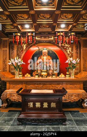 Asien, China, Shanghai, Tempel Des Gottes Der Stadt Shanghai Stockfoto