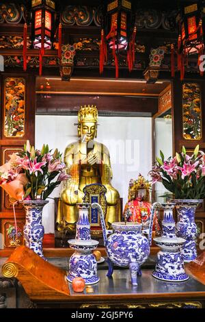 Asien, China, Shanghai, Tempel Des Gottes Der Stadt Shanghai Stockfoto