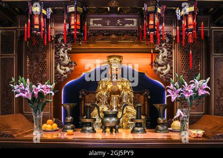 Asien, China, Shanghai, Tempel Des Gottes Der Stadt Shanghai Stockfoto