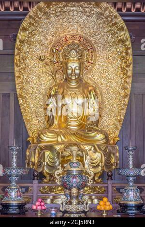 China, Shanghai. Jade-Buddha-Tempel. Stockfoto