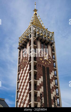 Georgien, Batumi. La Piazza Tower. Stockfoto