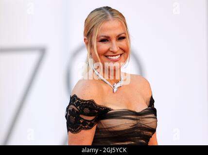 Italien, Lido di Venezia, 8. September 2021 : Anastacia besucht den roten Teppich des Films 'Freaks Out' während des 78. Internationalen Filmfestivals von Venedig am 08. September 2021 in Venedig, Italien Foto © Ottavia Da Re/Sintesi/Alamy Live News Stockfoto