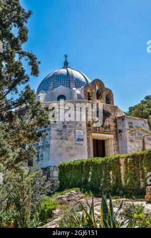 Palästinensische Gebiete, Bethlehem. Kapelle der Engel (Kanadische Kirche). Stockfoto