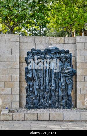 Israel, Jerusalem. Yad Vashem, das World Holocaust Remembrance Center. Stockfoto