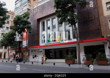 Teatro del Soho, Soho-Theater, Antonio Banderas-Theater in Malaga, Andalusien, Spanien. Stockfoto