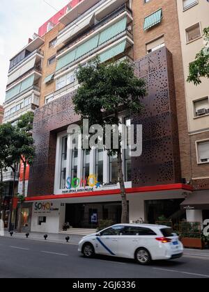 Teatro del Soho, Soho-Theater, Antonio Banderas-Theater in Malaga, Andalusien, Spanien. Stockfoto