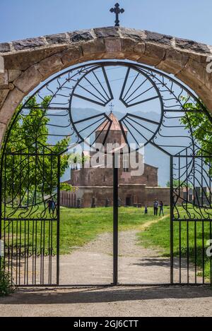 Armenien, Debed Canyon, Odzun. St. Astvatsatsatsin Kirche, 5. Jahrhundert, legendäre Begräbnisstätte für die watschelnden Kleider des Säuglings Jesus Christus. Stockfoto