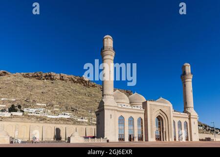 Aserbaidschan, Baku. Bibi-Heybat Moschee außen. Stockfoto