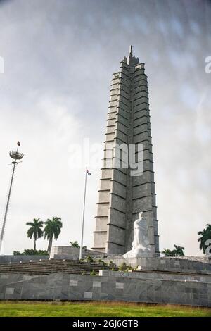 Das Jose Marti Memorial ist das größte Denkmal, das jemals zu Ehren eines Schriftstellers der Welt errichtet wurde. Stockfoto
