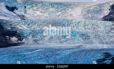 Athabasca Glacier, Jasper National Park, Alberta, Kanada Stockfoto