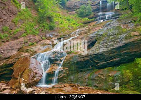 Kanada, Nova Scotia, Cape Breton Island. Beulach Ban Falls landschaftlich schön. Kredit als: Mike Grandmaison / Jaynes Gallery / DanitaDelimont. com Stockfoto