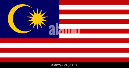 Malaysia Flag Symbol Logo Design Vektor Vorlage Stock Vektor
