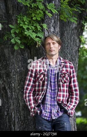 STOCKHOLM 20110621 **DATEI** Mads Mikkelsen, dänischer Schauspieler (die drei Musketiere) Foto: Olle Sporrong / XP / SCANPIX / Kod: 7112 Stockfoto