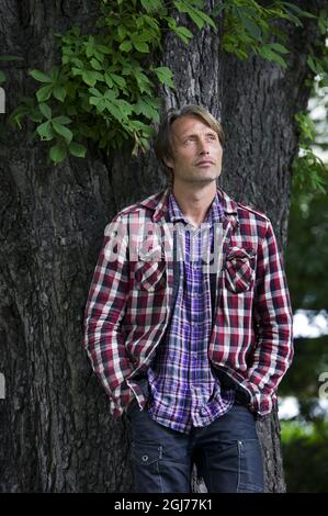 STOCKHOLM 20110621 **DATEI** Mads Mikkelsen, dänischer Schauspieler (die drei Musketiere) Foto: Olle Sporrong / XP / SCANPIX / Kod: 7112 Stockfoto