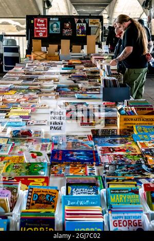 The Southbank Centre/Waterloo Book Market, London, Großbritannien. Stockfoto