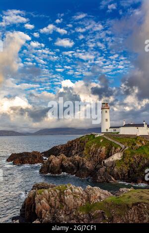 Fanad Head Lighthouse im County Donegal, Irland Stockfoto