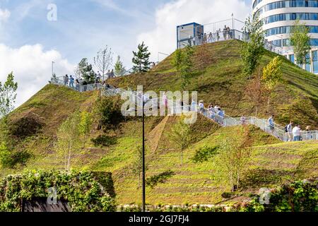 The Marble Arch Mound Temporary Landscape Installation, London, UK Stockfoto