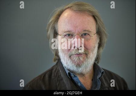 STOCKHOLM 20120913 der ehemalige ABBA-Star Benny Andersson wird am 13. September 2012 im Orion Theater in Stockholm, Schweden, zu sehen sein. Sie haben ein Musical mit dem Titel 'Help Wanted' geschrieben Foto: Leif R Jansson / SCANPIX / Kod 10020 Stockfoto