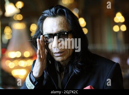 STOCKHOLM 20120807 Sixto Rodriguez, amerikanischer Volksmusiker Foto: Henrik Montgomery / SCANPIX Kod: 10060 Stockfoto