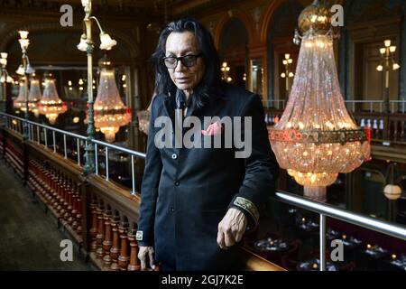 STOCKHOLM 20120807 Sixto Rodriguez, amerikanischer Volksmusiker Foto: Henrik Montgomery / SCANPIX Kod: 10060 Stockfoto