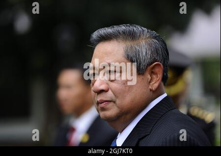 JAKARTA 20121114 Indonesiens Präsident Susilo Bambang Yudhoyono. Foto: Henrik Montgomery / SCANPIX Kod: 10060 Stockfoto