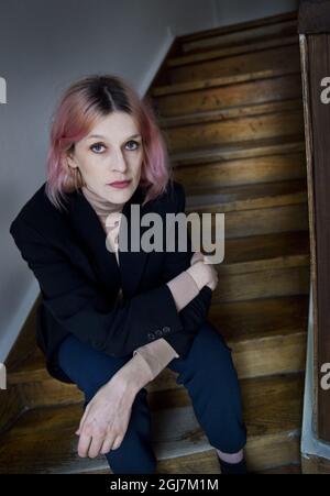 STOCKHOLM 20121121 El Perro Del Mar (Sarah Assbring) slŠpper skivan 'Pale Fire' Foto: Lars Pehrson / SVD / SCANPIX / Kod: 30152 Stockfoto