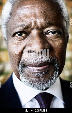 STOCKHOLM 20121106 Kofi Annan, ehemaliger UN-Generalsekretär Foto Karl Henrik Edlund / DN / SCANPIX / Kod 3000 Stockfoto