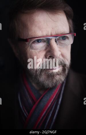 Scanpix via Press Association Images STOCKHOLM 20121210 Bjorn Ulvaeus, Musiker, Songwriter, Komponist, Produzent und ehemaliges Mitglied der schwedischen Popgruppe ABBA. Foto Rebecka Uhlin / DN / SCANPIX / Kod 3000 Stockfoto