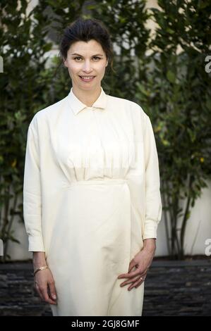 CANNES 2014-05-18 die norwegische Schauspielerin Lisa Loven Kongsli wird während einer Fotosession während der Filmfestspiele von Cannes am 18. Mai 2014 in Frankreich gesehen. Konglsi ist OstlundÂ´s dem Film Â „Force Majeure“ des schwedischen Regisseurs Ruben zu sehen, der während des Festivals in der Sektion „UN Certain Regard“ gegeneinander antreten wird. Foto Pontus Lundahl / TT / kod 10050 Stockfoto