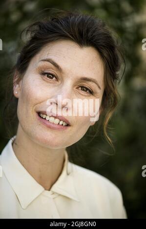 CANNES 2014-05-18 die norwegische Schauspielerin Lisa Loven Kongsli wird während einer Fotosession während der Filmfestspiele von Cannes am 18. Mai 2014 in Frankreich gesehen. Konglsi ist OstlundÂ´s dem Film Â „Force Majeure“ des schwedischen Regisseurs Ruben zu sehen, der während des Festivals in der Sektion „UN Certain Regard“ gegeneinander antreten wird. Foto Pontus Lundahl / TT / kod 10050 Stockfoto
