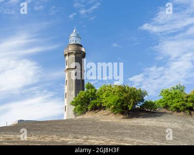 Naturschutzgebiet Vulcao dos Capelinhos. Faial Island, eine Insel auf den Azoren im Atlantischen Ozean. Die Azoren sind eine autonome Region Portugals. Stockfoto