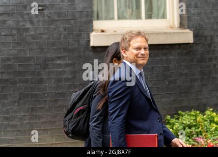 London, Großbritannien. September 2021. Grant Shapps, Transport Secretary verlässt ein Treffen in der Downing Street 10, London UK Credit: Ian Davidson/Alamy Live News Stockfoto