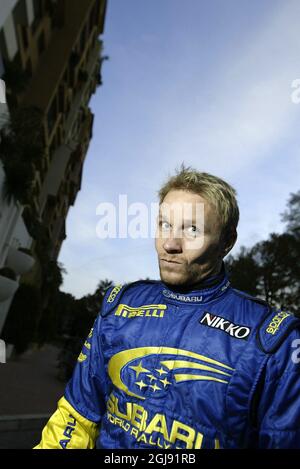 Norwegischer Rallyefahrer Petter Solberg, Subaru Stockfoto