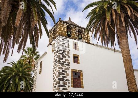 Spanien, Kanarische Inseln, La Palma, San Andres, Iglesia de San Andres Kirche, 1515 erbaut Stockfoto