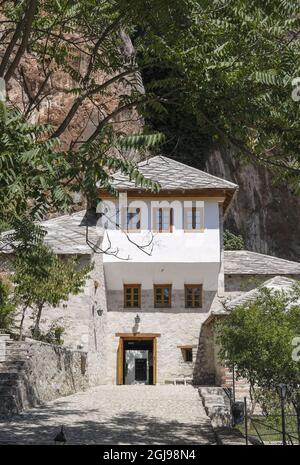 Blagaj Tekija (Tekke, Blagaj, Mostar, Bosnien und Herzegowina) Stockfoto